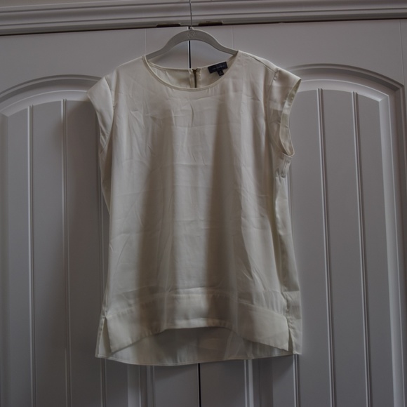 The Limited Cap Sleeve Blouse Shell - Size M White - Picture 6 of 8